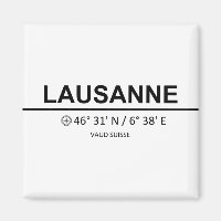 Coordonnées Lausanne