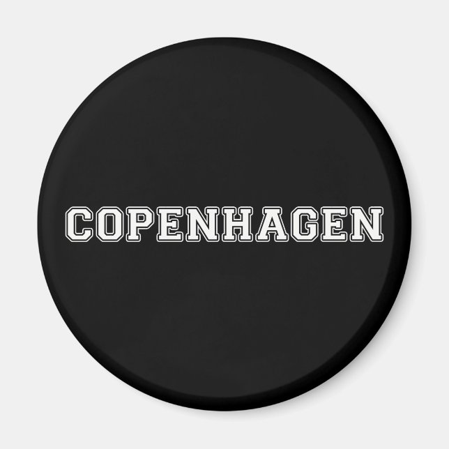 Aimant Copenhague Danemark (Devant)