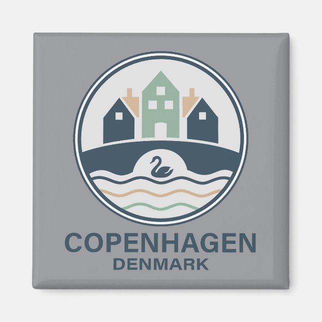 Aimant Copenhague Danemark Europe (Devant)