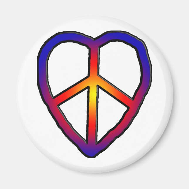 Aimant Copie CND Heart (Devant)