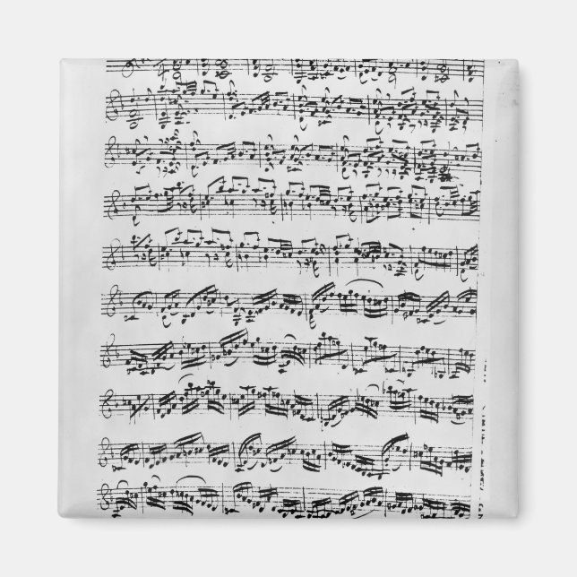 Aimant Copie de 'Partita in D Minor for Violin' (Devant)