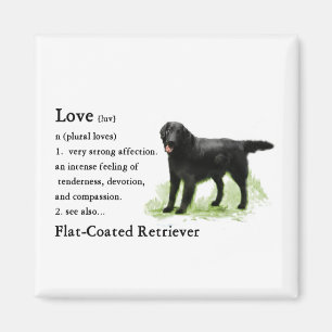 Aimant Copie Plat-Enduite d'art de chien d'arrêt