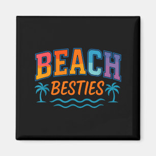 Aimant Copines de plage amusantes ambiance estivale