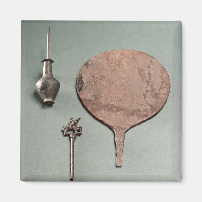 Aimant Copper hairpin, collyrium rod with pot and mirror (Devant)