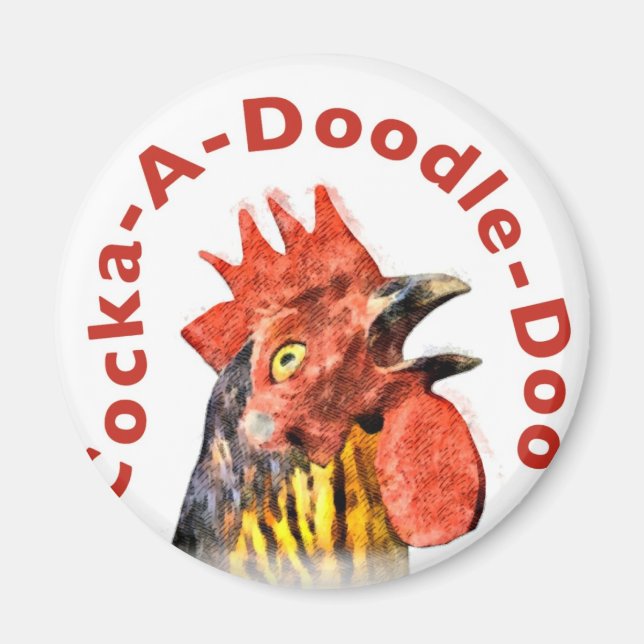 Aimant Coq-A-Doodle-Doo (Devant)