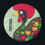 Aimant Coq de Barcelos Nr02 - Galo de Barcelos<br><div class="desc">La légende : Portugal - Barcelos - Le célèbre symbole de la ville est un coq, en portugais appelé "O Galo de Barcelos" ("le coq de Barcelos"). L'une des nombreuses versions de cette légende dit qu'un homme riche a organisé une grande fête. Quand la fête fut finie, le riche remarqua...</div>