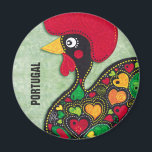 Aimant Coq de Barcelos Nr02 - Galo de Barcelos<br><div class="desc">La légende : Portugal - Barcelos - Le célèbre symbole de la ville est un coq, en portugais appelé "O Galo de Barcelos" ("le coq de Barcelos"). L'une des nombreuses versions de cette légende dit qu'un homme riche a organisé une grande fête. Quand la fête fut finie, le riche remarqua...</div>