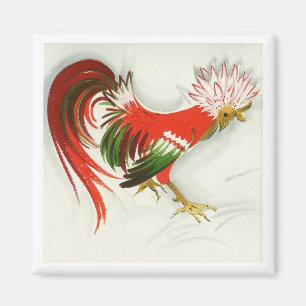 Aimant Coq folklorique #5