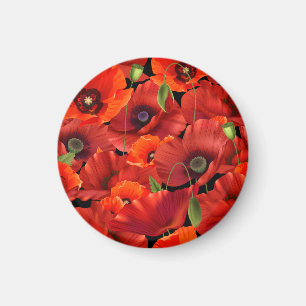 Aimant Coquelicot