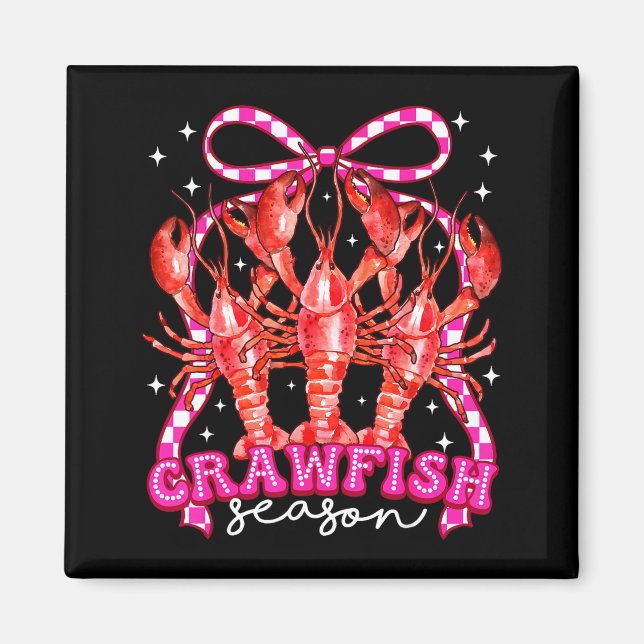 Aimant Coquette Bow Crawfish Boil Season For Men Women Ki (Devant)