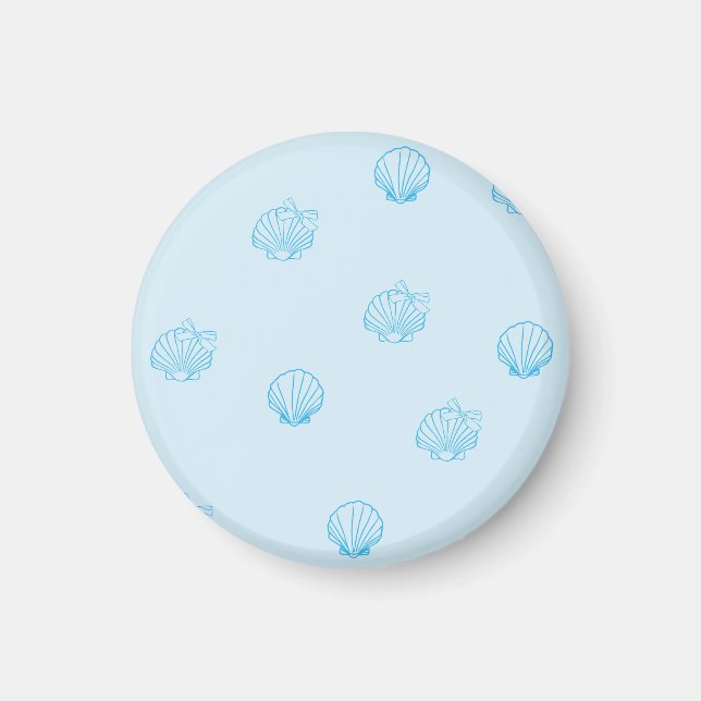 Aimant Coquilles Saint-Jacques Contour Minimalisme (Devant)