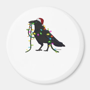 Aimant Corbeau de Noël C'est la saison