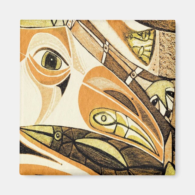 Aimant corbeau indien par gregory gallo (Devant)