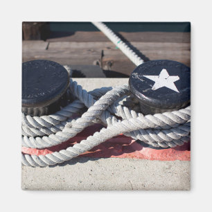 Aimant Corde attachée à deux bornes