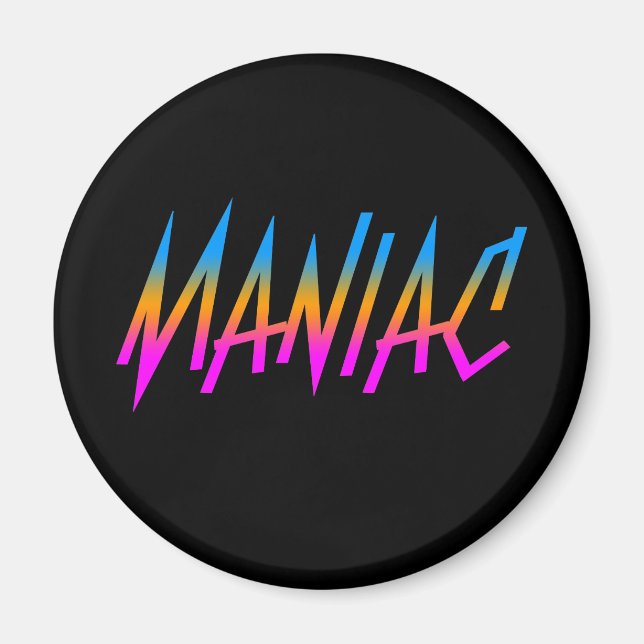 AIMANT COREY TIGER 1980 RETRO MANIAC (Devant)