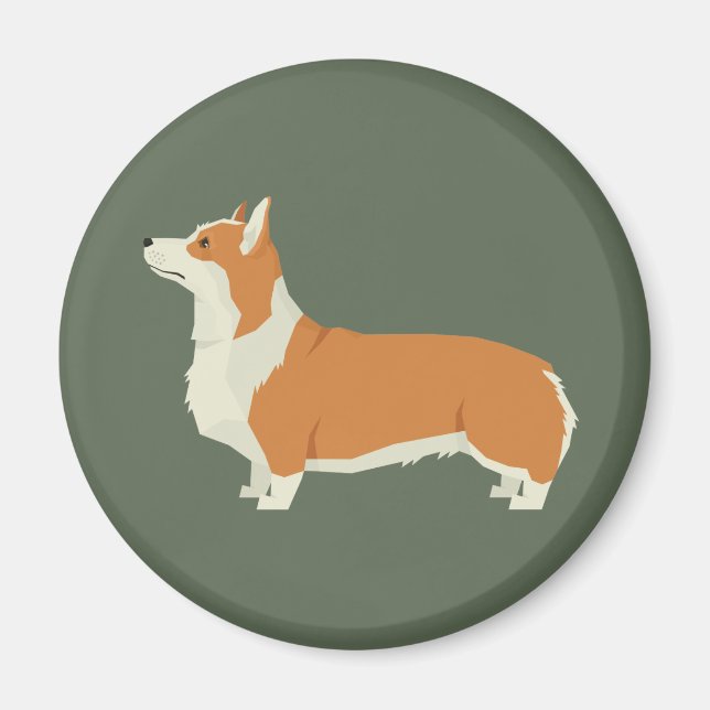 Aimant Corgi Gallois de Pembroke (Devant)