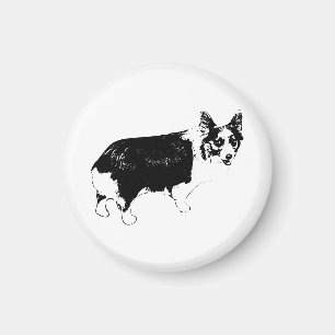 Aimant Corgi Lumineux Réfrigérateur