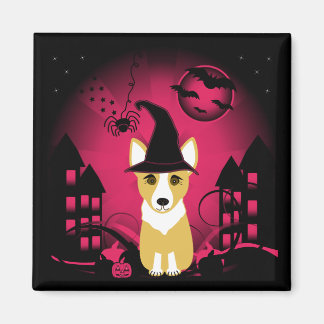 Aimant Corgi Witch