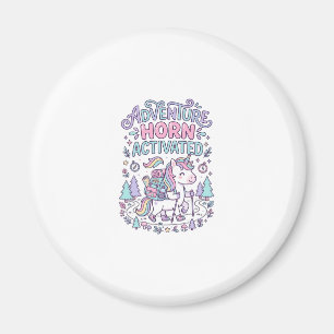 Aimant Corne d'Aventure de Licorne Activée Graphique Past