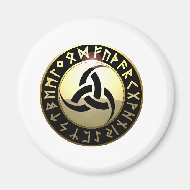 Aimant Corne triple d'Odin (Devant)