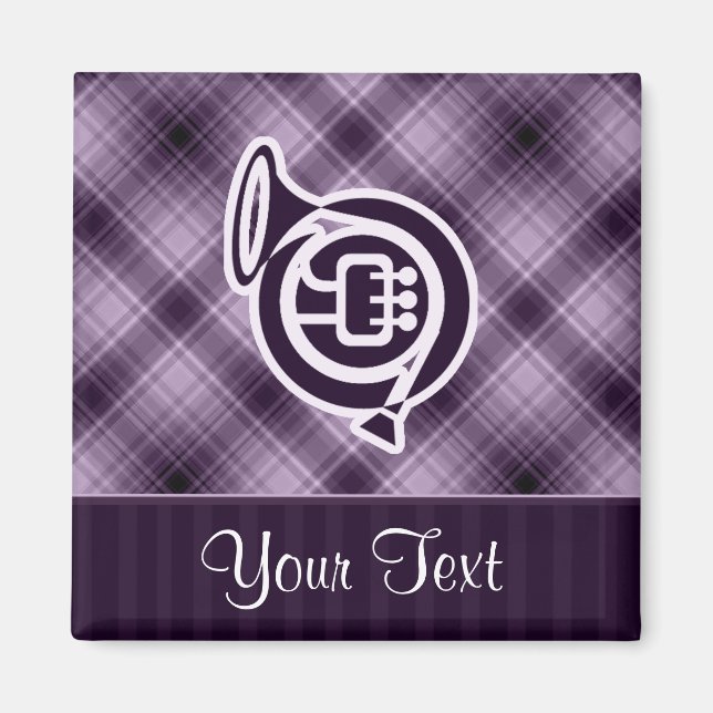 Aimant Corne violette (Devant)