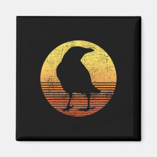 Aimant Corneille Oiseau Oiseau corbeau Vintage