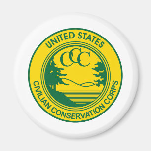 Aimant Corps civils de conservation de ccc commémoratifs