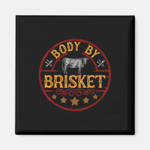 Aimant Corps Drôle Par Brisket Barbeque Barbecue Grillade