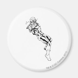 Aimant Corps rouges de lanterne - rage se penchant 3