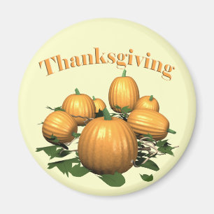 Aimant - correction de citrouille de thanksgiving