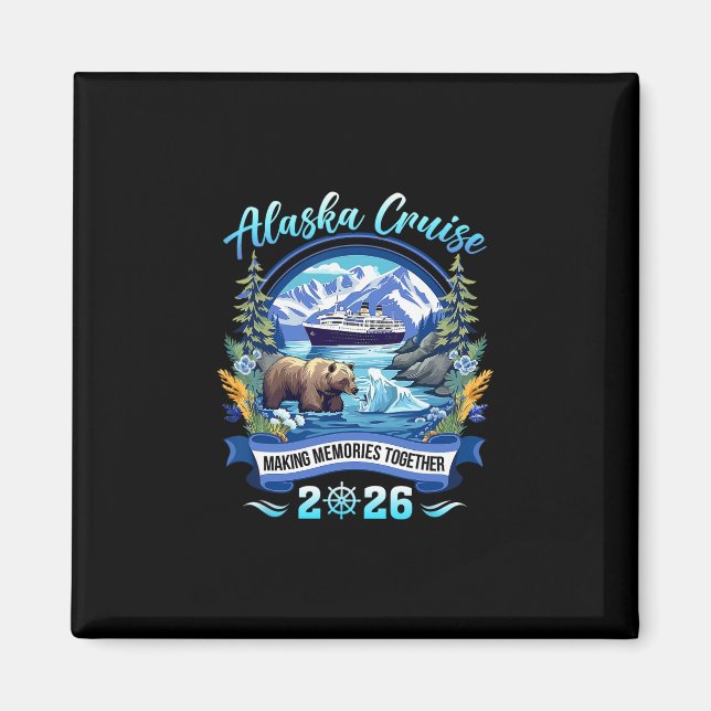 Aimant Correspondance de famille, amis et groupe Alaskan  (Devant)
