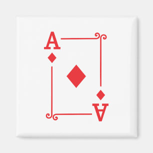 Aimant Correspondance Diamants Ace Convient Jouer Cartes