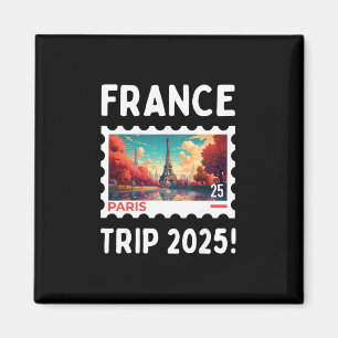 Aimant Correspondance Voyage France 2025 Tour Eiffel 
