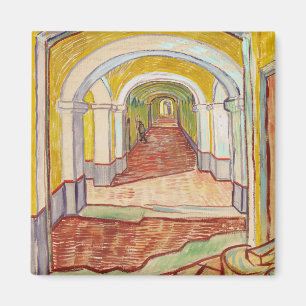 Aimant Corridor dans l'asile (par Vincent van Gogh)