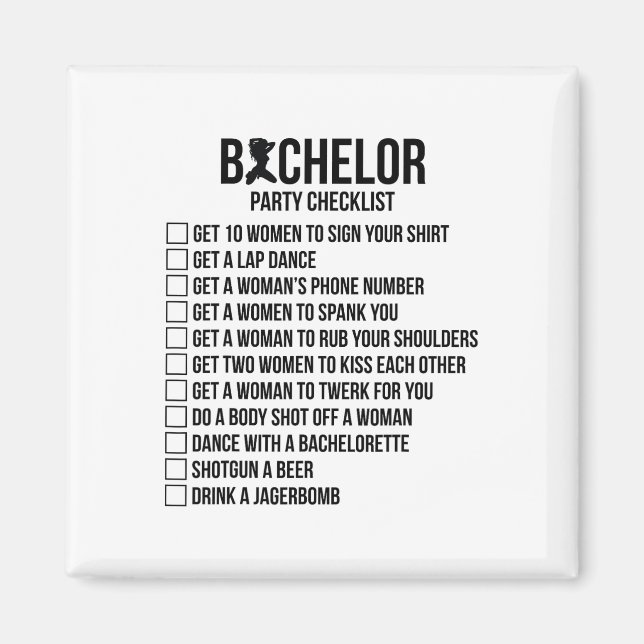 Aimant Cortège Marié Hommes Squat Cérémonie Fournitures F (Devant)