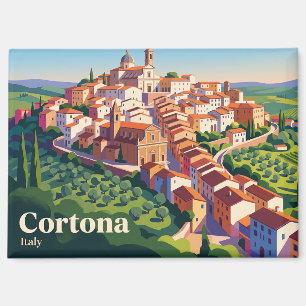 Aimant Cortone, Toscane, Italie