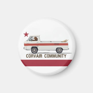 Aimant Corvair Community California Rampy Flag