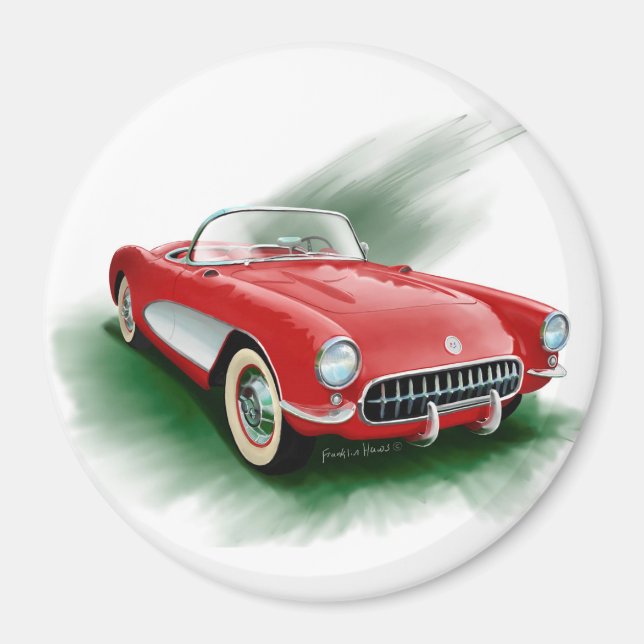 Aimant Corvette 1957 (Devant)