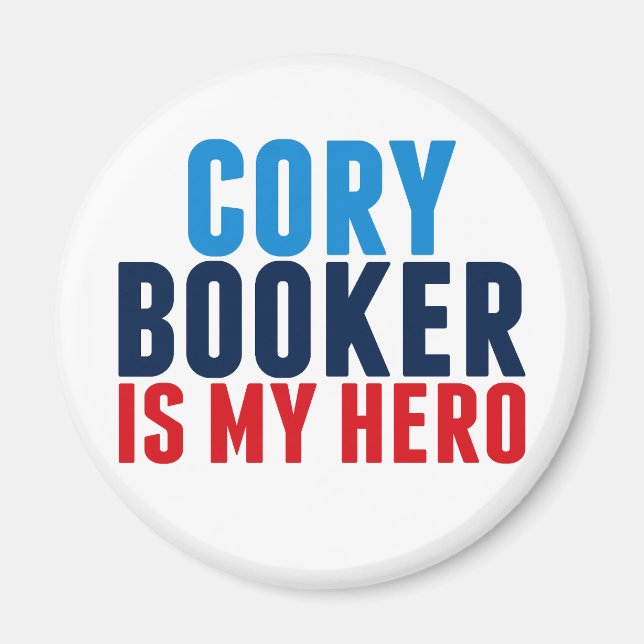 Aimant Cory Booker est mon héros (Devant)