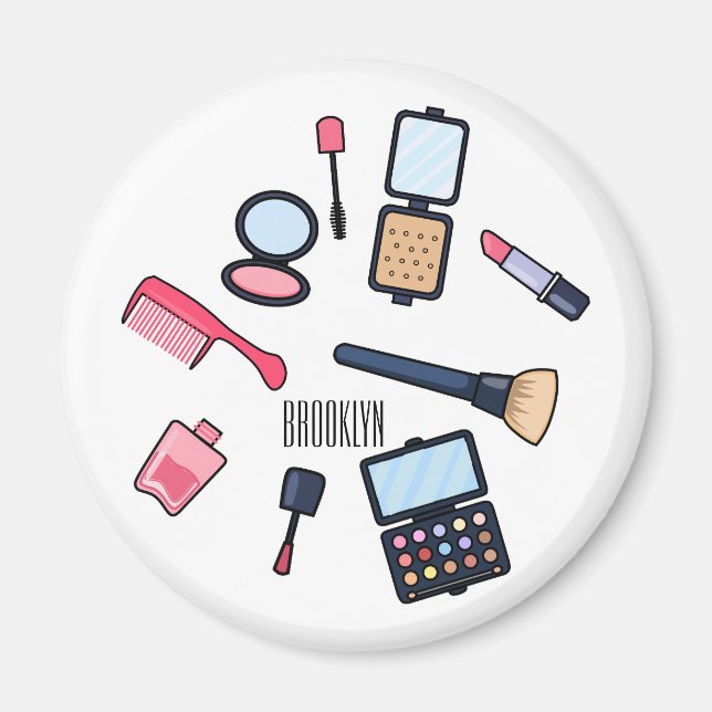 Aimant Cosmétique / maquillage illustration (Devant)