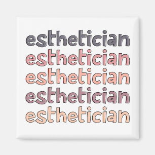 Aimant Cosmetologue Esthétique Beautician Cute