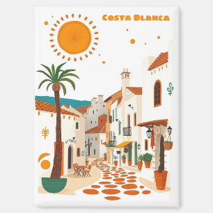 Aimant Costa blanca Espagne vacances souvenir méditerrané