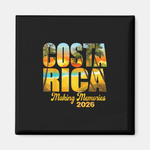 Aimant Costa Rica 2026 Créer des souvenirs Famille assort