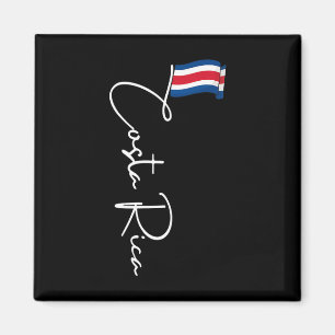 Aimant Costa Rica Drapeau vacances Tropical Pura Vida Cos