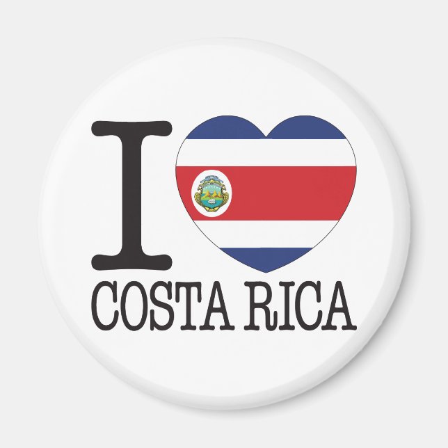 Aimant Costa Rica Love v2 (Devant)