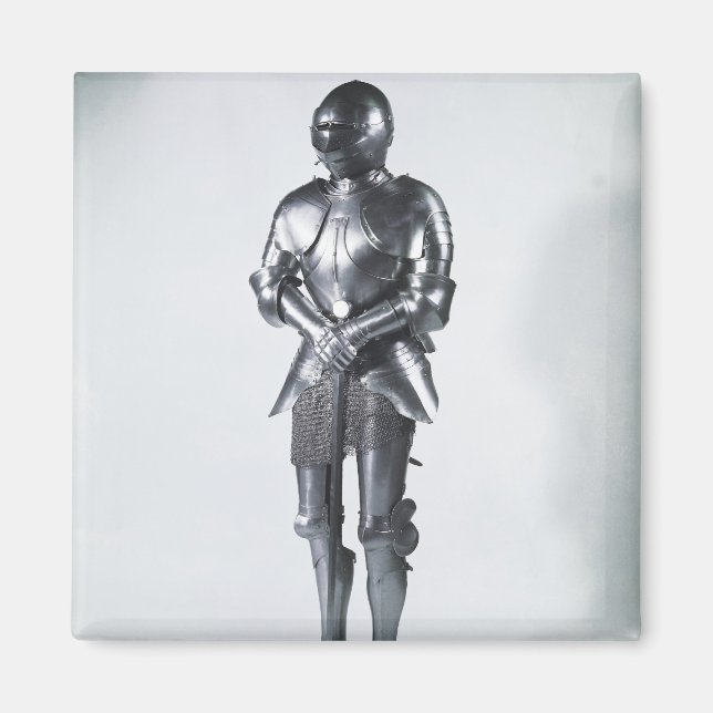 Aimant Costume d'armure avec poulaines, c.1480 (Devant)