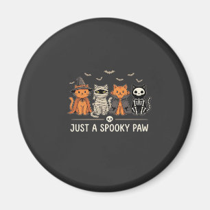 Aimant Costume de chat Halloween Spooky Paw Vector Design