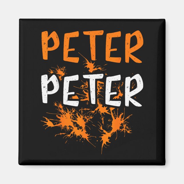 Aimant Costume de couple Peter Pumpkin Eater Splash Hallo (Devant)
