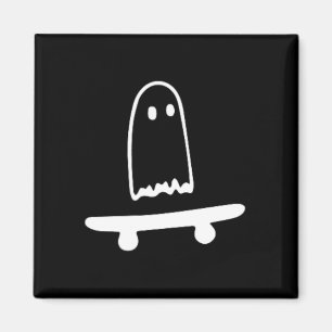 Aimant Costume de fantôme paresseux Halloween Funny Skate