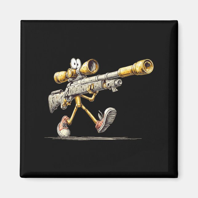 Aimant Costume de fusil à marche pour tireur d'élite de p (Devant)